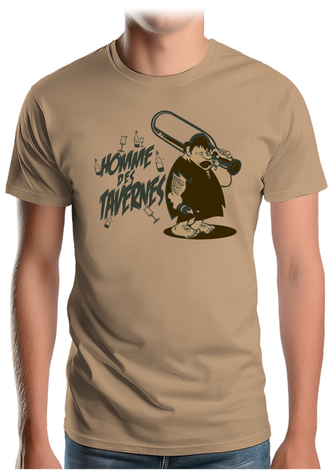 T-Shirt Homme Homme Des Tavernes