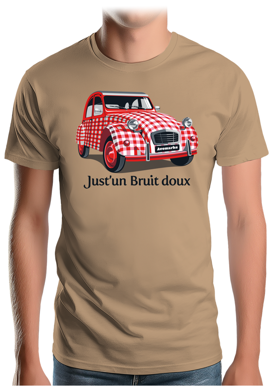 T-Shirt Homme Voiture 2CV Just'un Bruit doux