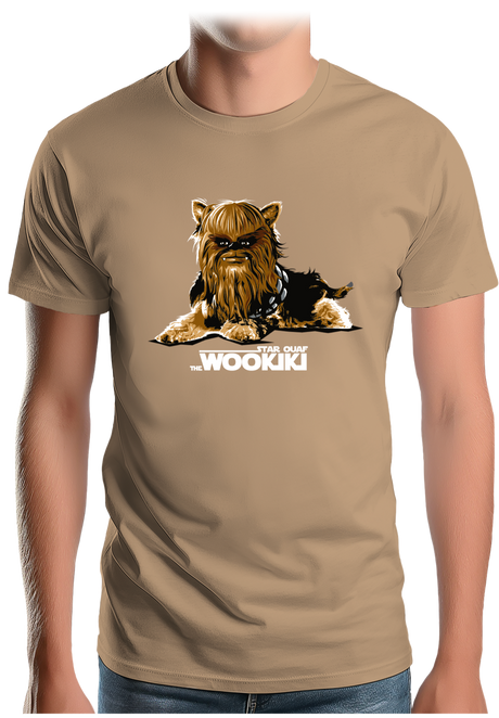 T-Shirt Homme Star ouaf, the Wookiki le chien