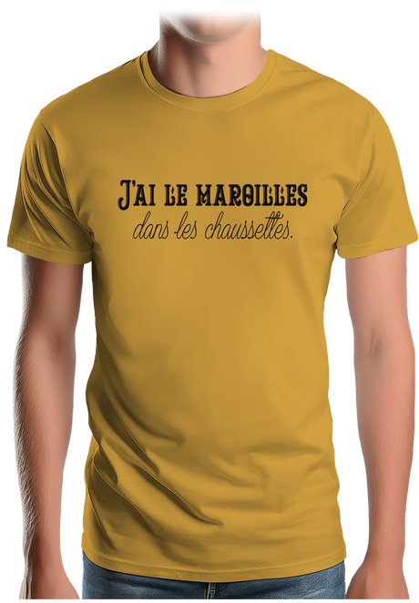 T-Shirt Homme J'ai le maroilles dans les chaussettes