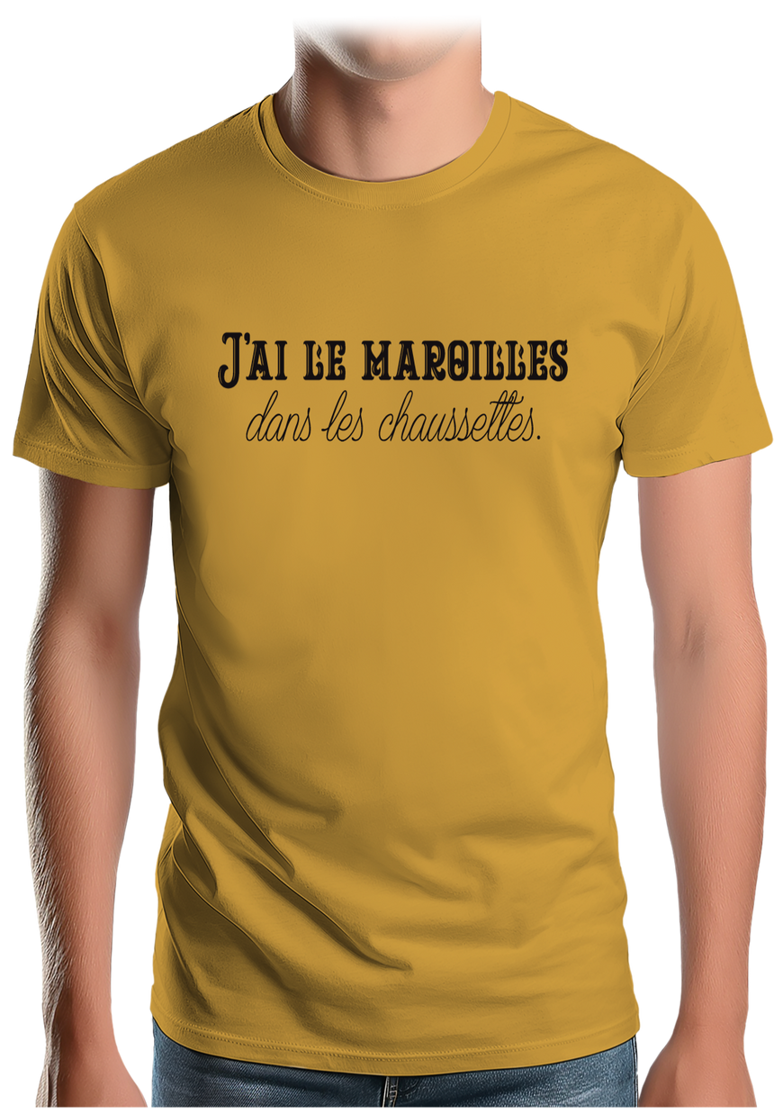 T-Shirt Homme J'ai le maroilles dans les chaussettes