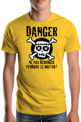 T-Shirt Homme Danger Match ne pas déranger