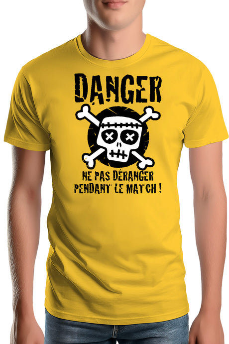 T-Shirt Homme Danger Match ne pas déranger