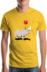 Tee-Shirt Homme Rhino Bilboquet Boule Rouge