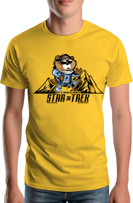 T-Shirt Homme La star du trek