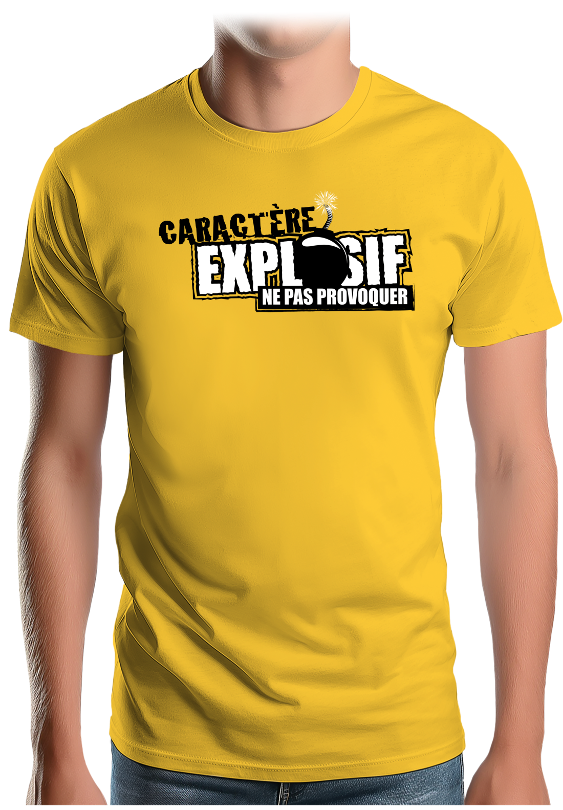 T-Shirt Homme Caractère explosif