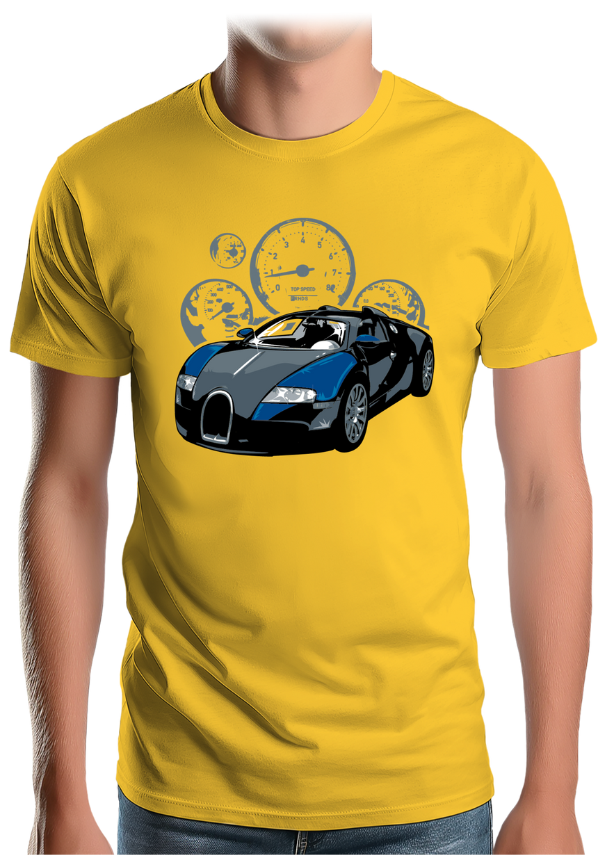 T-Shirt Homme Voiture Top Speed Bug