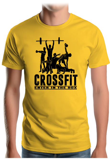 T-Shirt Homme Entrer dans le monde du Crossfit