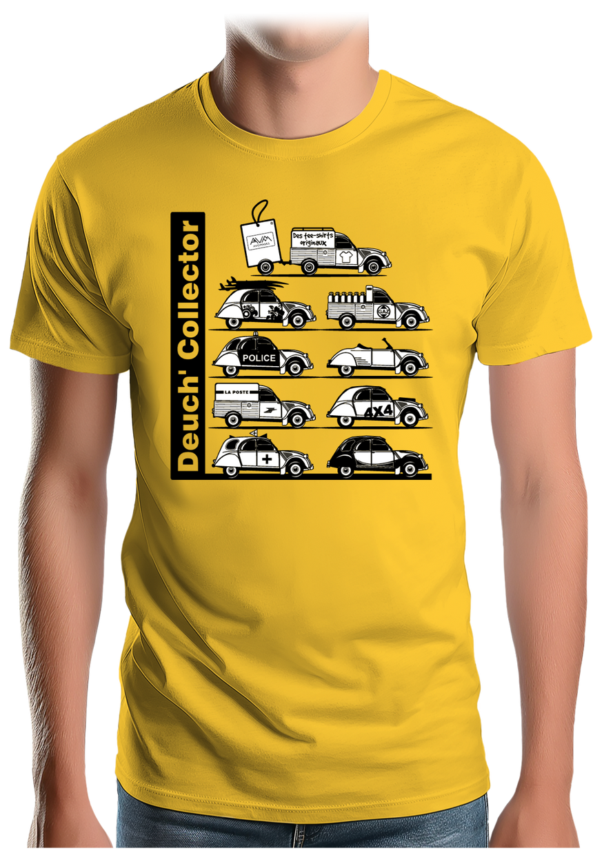 T-Shirt Homme Voiture 2CV Collector