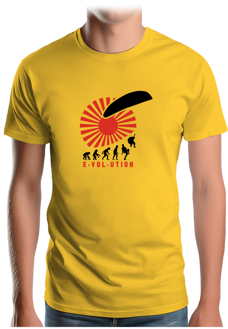 T-Shirt Homme Évolution Parapentiste