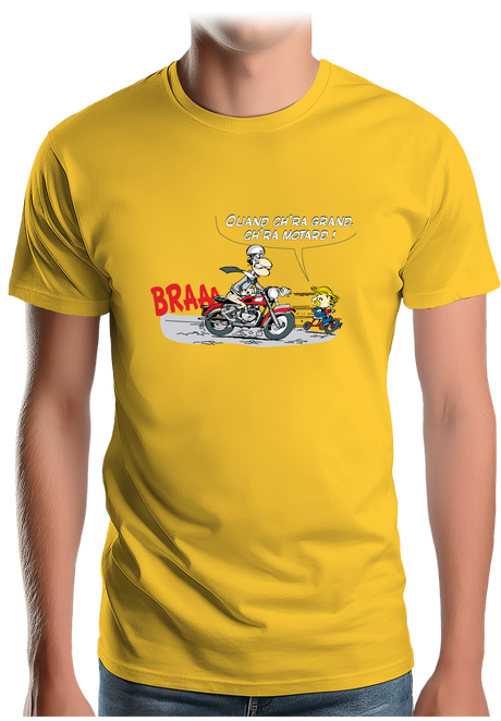T-Shirt Homme Motard et son fils