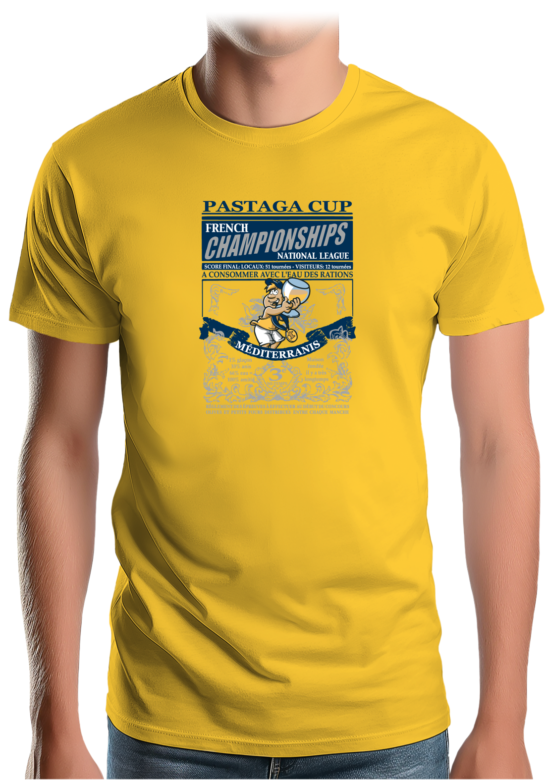 T-Shirt Homme Alcool Pastaga