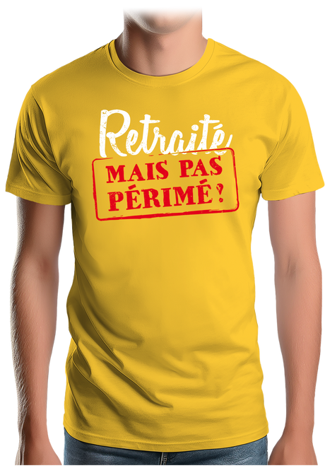 T-Shirt Homme Retraité mais pas périmé