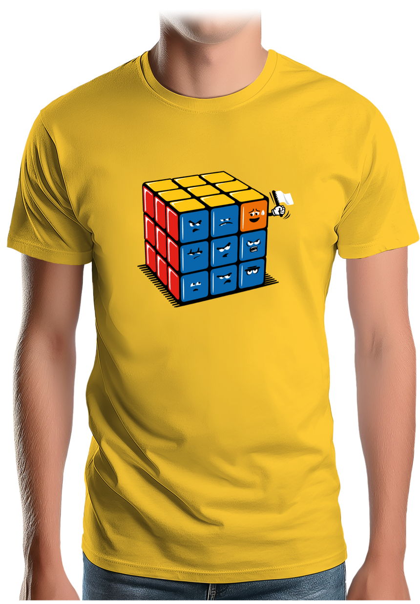 T-Shirt Homme Ruby cube avec drapeau