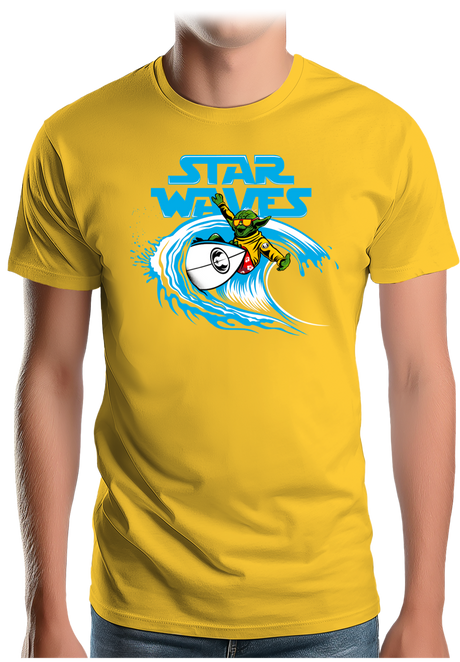 T-Shirt Homme Star waves surf