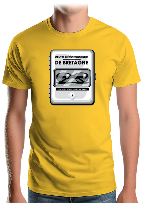 T-Shirt Homme Lunette de soleil Bretonne