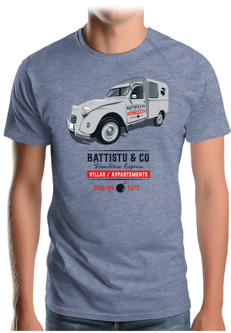 T-Shirt Homme Deuch battistu