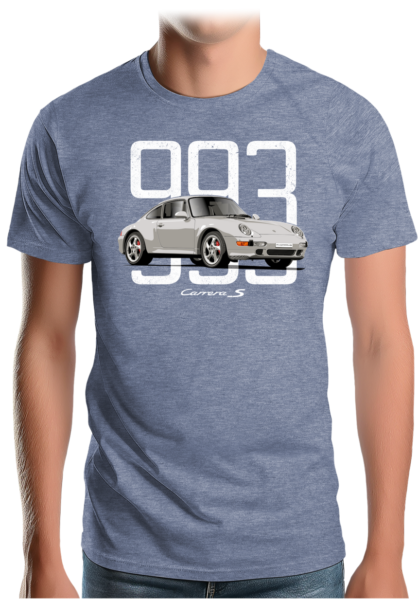 T-Shirt Homme Voiture 993, une histoire d'amour