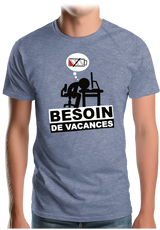 T-Shirt Homme Besoin de vacances