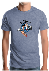 T-Shirt Homme Pin Up Avec Avion
