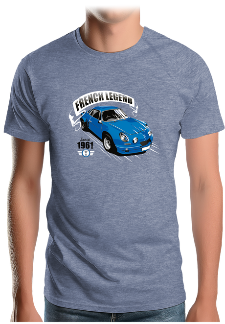 T-Shirt Homme Voiture French Legend 1961