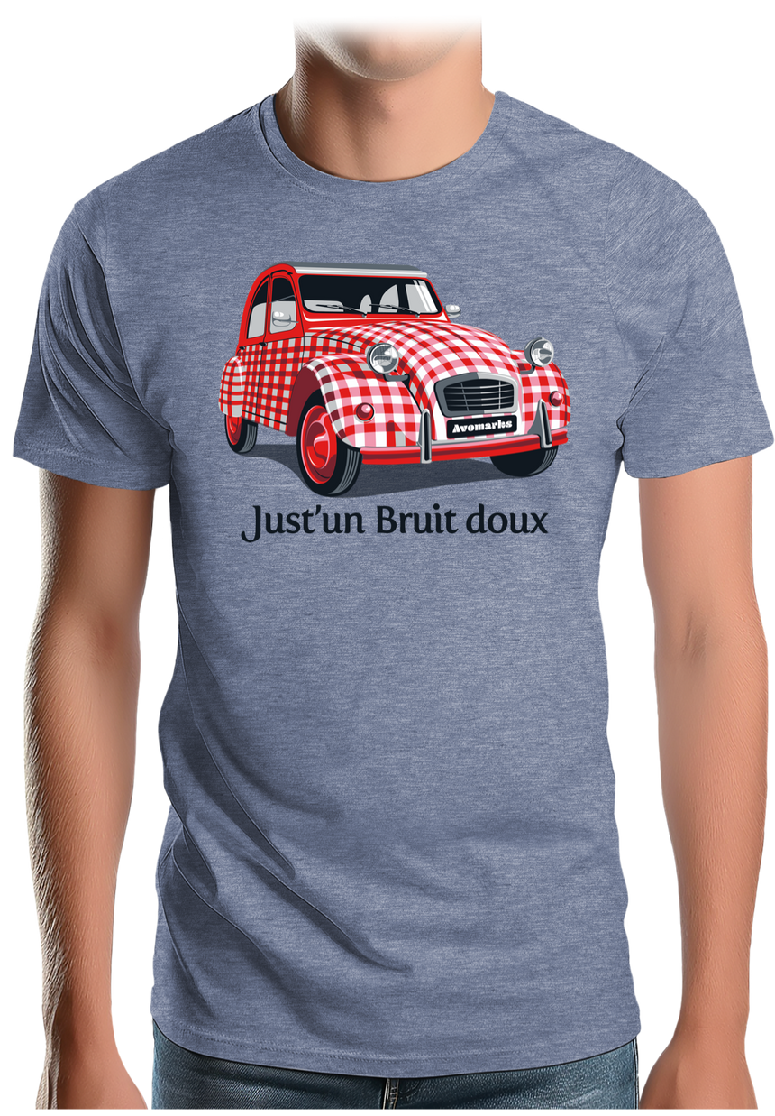 T-Shirt Homme Voiture 2CV Just'un Bruit doux
