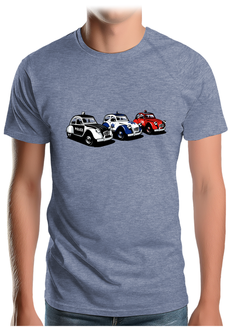 T-Shirt Homme Rescue Deuch - Police - Pompier