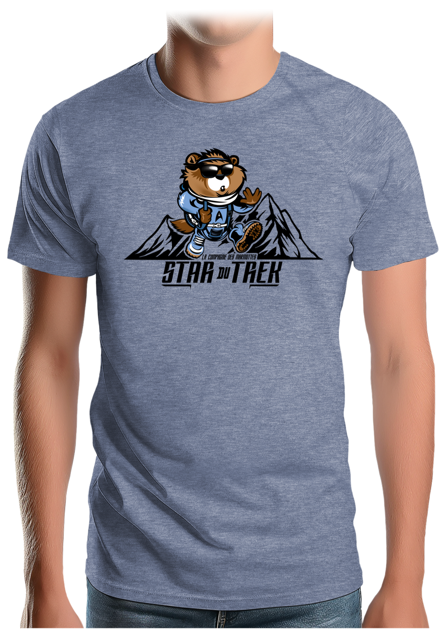 T-Shirt Homme La star du trek