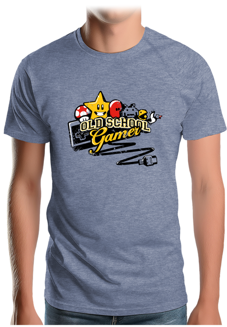 T-Shirt Homme Old School Gamer Vintage