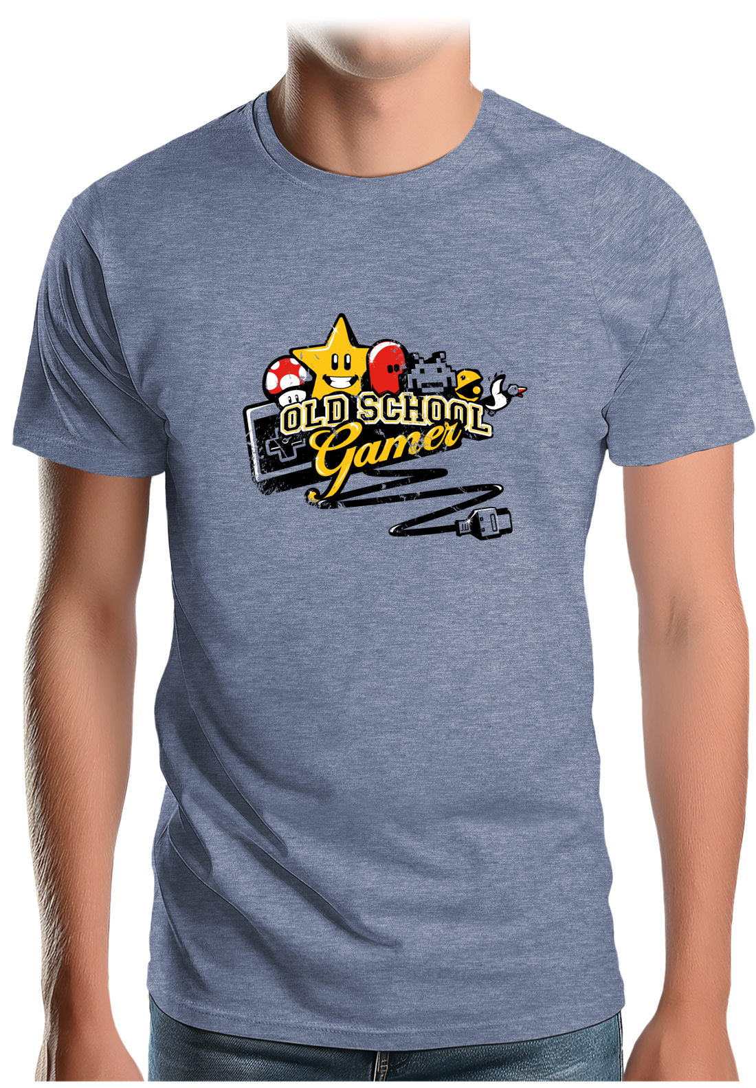 T-Shirt Homme Old School Gamer Vintage