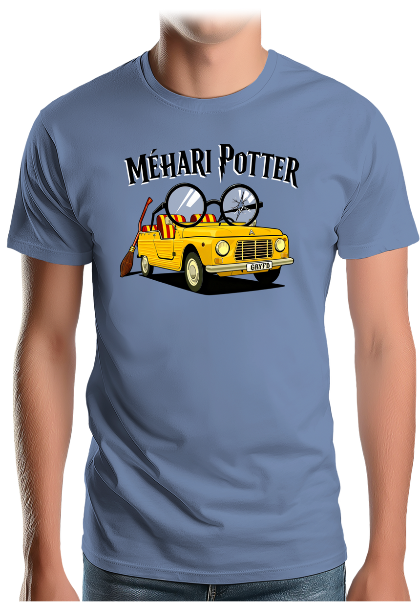 T-Shirt Homme Voiture Méhari Potter