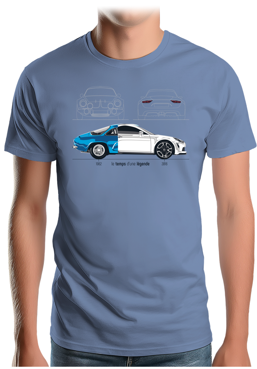 T-Shirt Homme Voiture L'A110, Le temps d'une légende