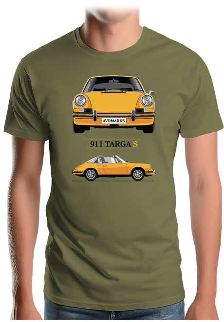 T-Shirt Homme Voiture Targa S