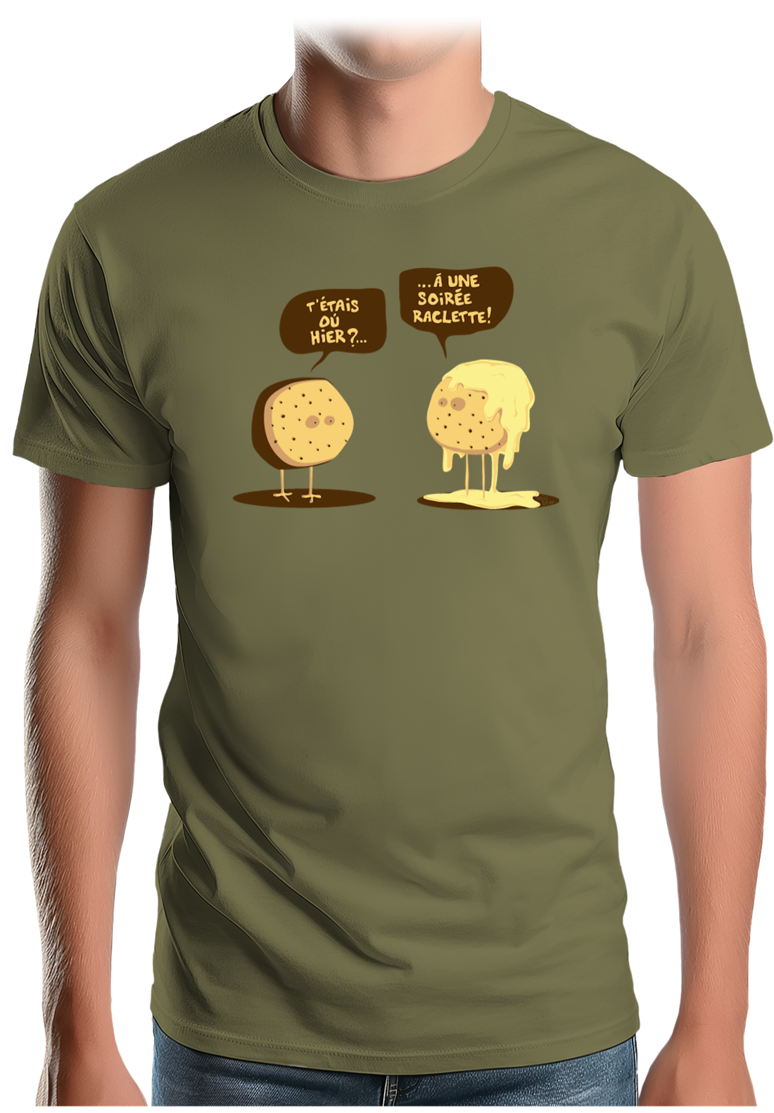 T-Shirt Homme Raclette party