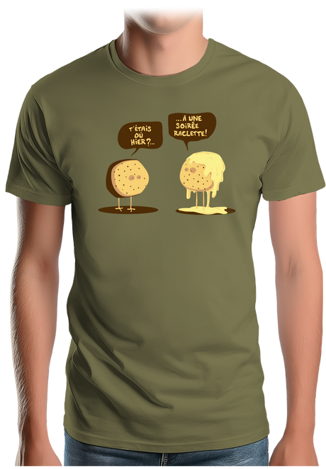 T-Shirt Homme Raclette party
