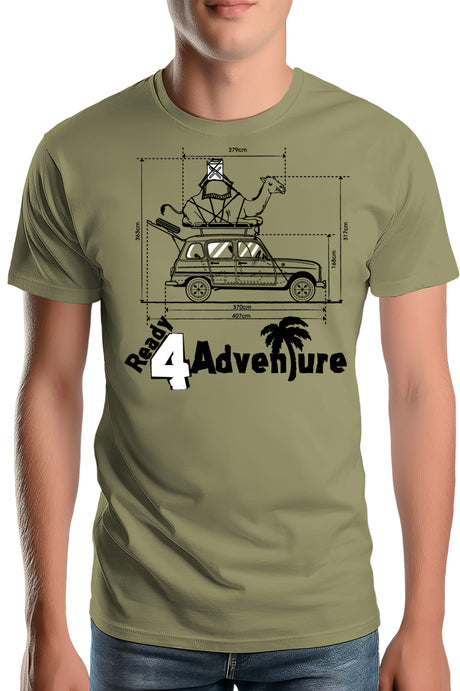 T-Shirt Homme Plan 04L Trophy Avec Chameau