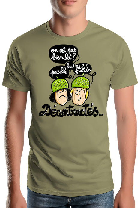 Tee-Shirt Homme Décontractes Gland