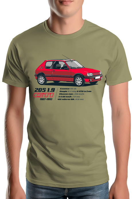 Tee-Shirt Homme 205 1,9 GTI