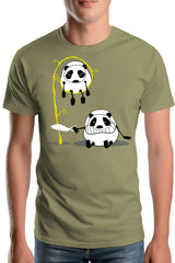Tee-Shirt Homme Panda et bambou