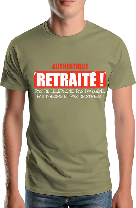 Tee-Shirt Homme La veritée sur les retraités