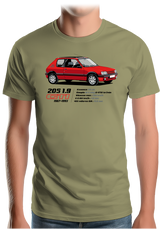 T-Shirt Homme 205 1,9 GTI