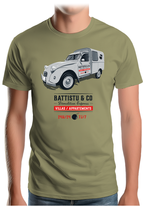 T-Shirt Homme Deuch battistu