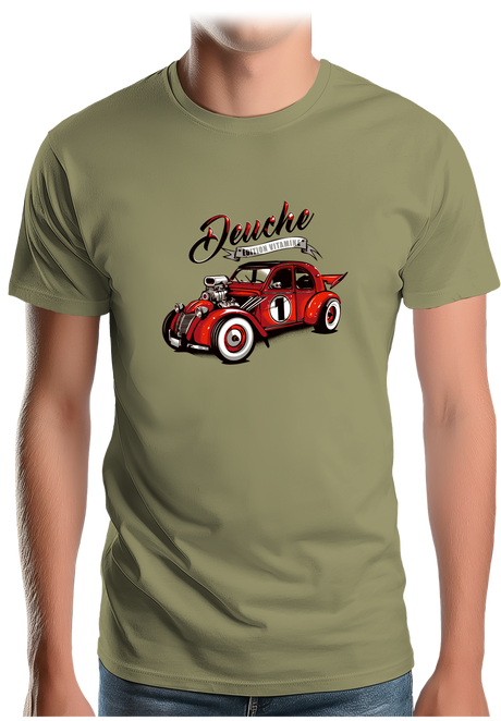 T-Shirt Homme Voiture 2CV version vitamine