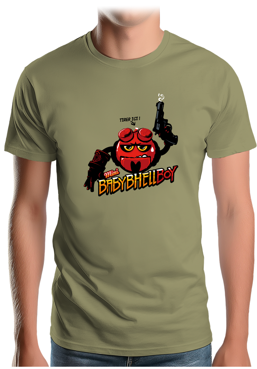 T-Shirt Homme Fromage Baby Hell boy