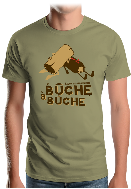 T-Shirt Homme Le Bûche à Bûche