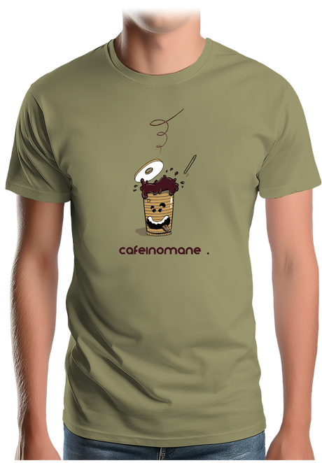 T-Shirt Homme Cafeinomane