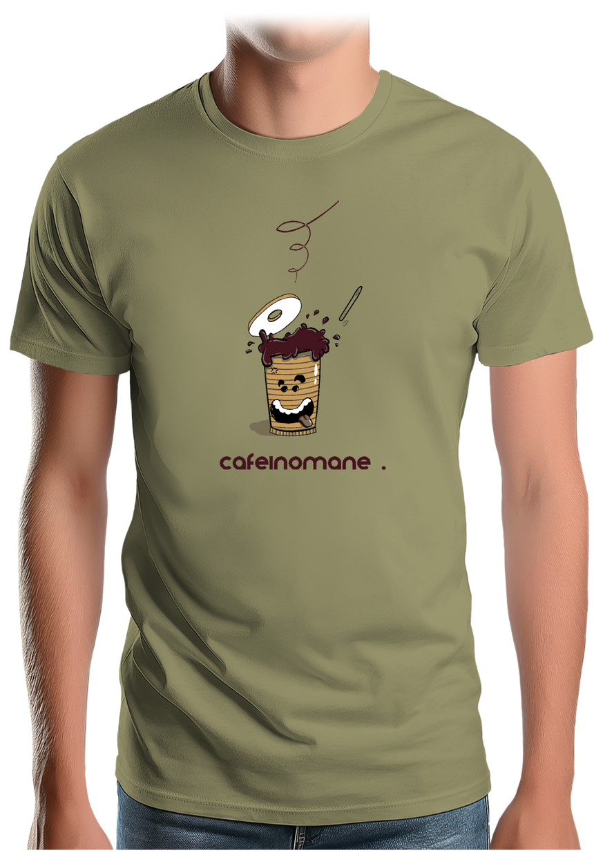 T-Shirt Homme Cafeinomane