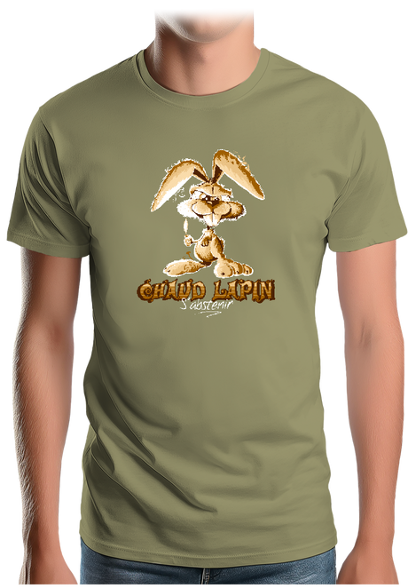T-Shirt Homme Chaud lapin s'abstenir
