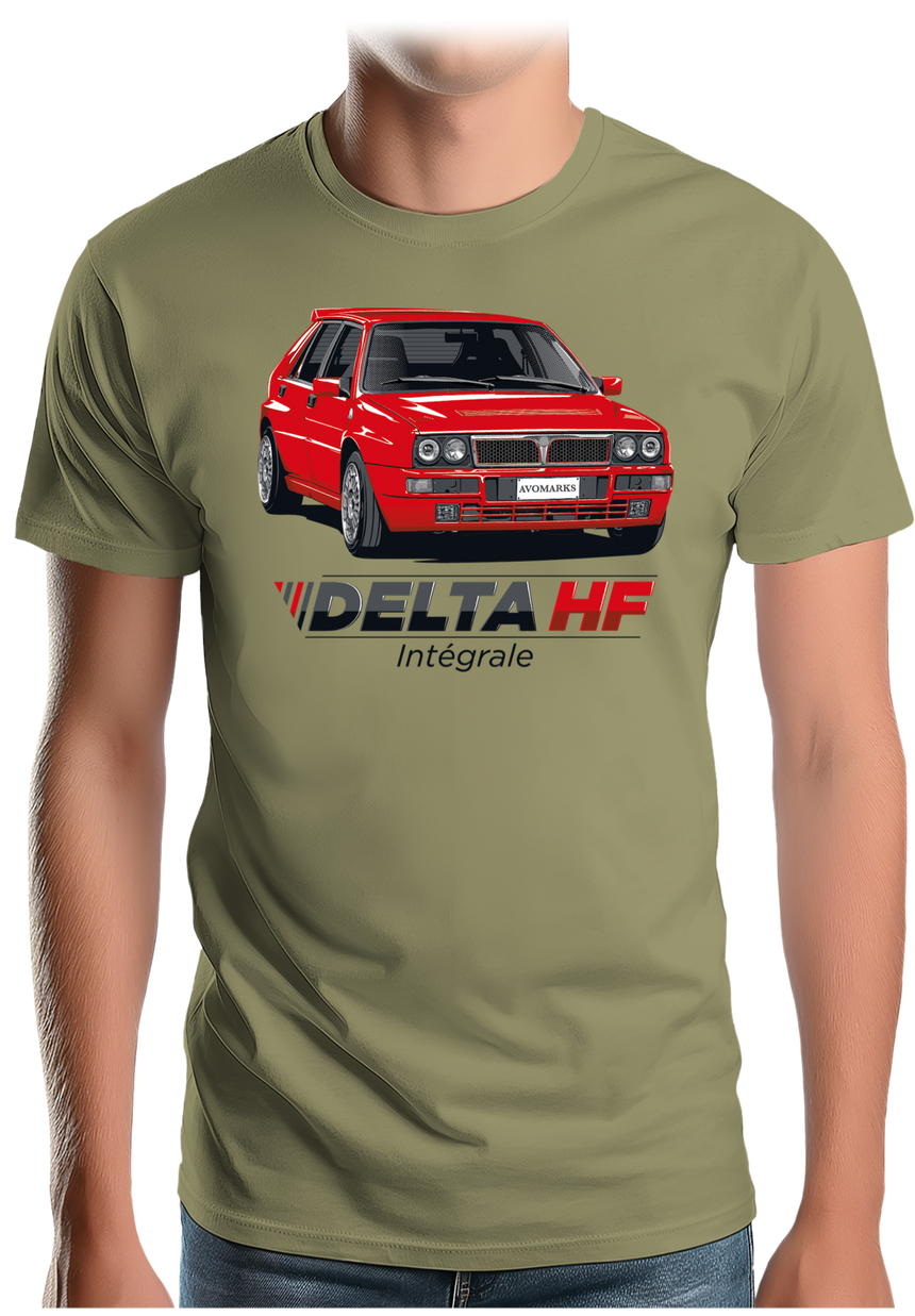 T-Shirt Homme Voiture Delta HF intégrale