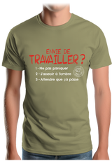 T-Shirt Homme Pas envie de travailler